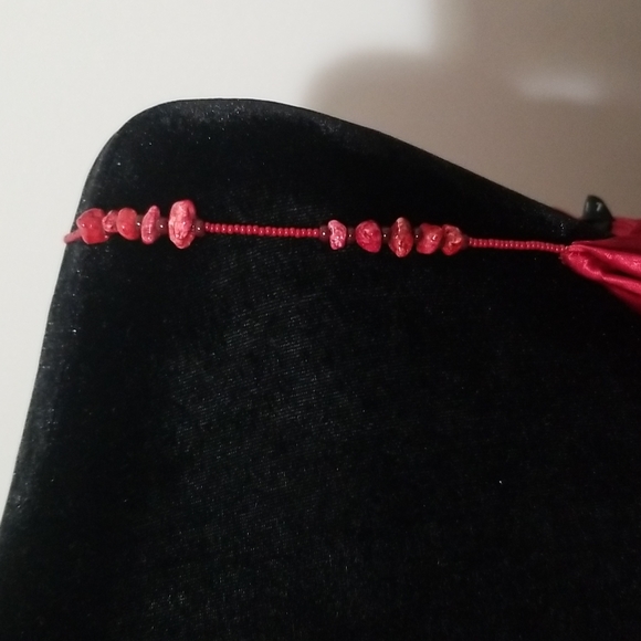 Beautiful Ruby Red Niki by Niki Livas Gown. - Picture 4 of 9